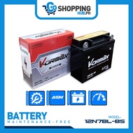 VORMAX Motorcycle Battery (12N7BL - BS) for NOUVO/ TMX 125 ALPHA  | Maintenance-free battery