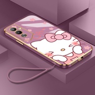 Casing Tecno LF7n LG6n LE7 LE7n CI8 CI8n CH6 CD7 CC7S CH6n CI7n CD6 CD6S Cute girl Hello Kitty Phone