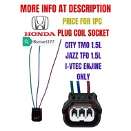 Honda plug coil socket city tmo gm2/3 1.5L / jazz tfo ge6-9 gg1-6 i v-tec enjine ignition coil soket