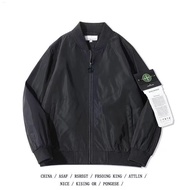 STONE ISLAND Stone Island Spring Pilot Baseball Jacket Mens Stand-Up Collar Windproof Casual Sports 