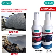 BG Care Watermark Remover / Glass Coating 100ML Glass Cleanser Effective Pencuci Cermin Kereta Stain