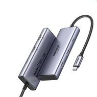 Bộ chuyển - Hub USB-C 6 in 1 ( USB Type C sang 2* HDMI + 2* USB 3.0 + 1* USB-C ) Ugreen 15852 Chính