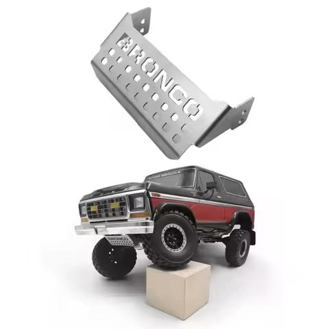 Front Guard Plate for Traxxas TRX-4 1/10 Radio Control Car TRX4 Ford Bronco Ranger XLT RC Upgrade Pa