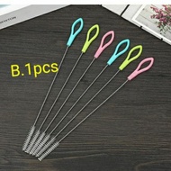 🇲🇾 Brush Bottle Suction Tube Glass Tube Spiral Soft Hair Straw