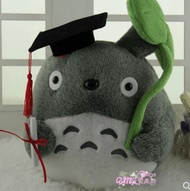 Graduation Totoro Doll Dr. Cap Totoro Doll Ragdoll Graduation Gift Totoro Doll