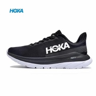 HOKA ONE ONE Mach 4 Shock Absorption Sneakers Running Shoes Black White color