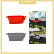 [Kokiya] Silicone Cup Liner Foldable Grill Drip Pan Liner for Party Dinner BBQ