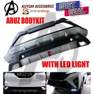 Perodua Aruz Front & Rear Bumper Guard Body Kit with Daylight Signal And Running Signal Bumper Guard
