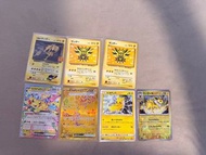 PTCG  - 比卡超 Pikachu, 閃電鳥 雷鳥Zapdos, 雷伊貝Jolteon