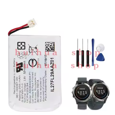 Replacement Battery 361-00096-00 For Garmin Fenix 5S 361-00097-00 For Fenix 5 Fenix 6 361-00098-00 F
