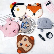 Wool Felt Bag Animal Coin Purse Coin Bag Card Holder Coin Bag