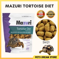 MAZURI Tortoise Food 5M21 1KG HIGH FIBER TORTOISE DIET SULCATA FOOD Tortoise food  大乖乖陆龟粮马祖瑞大粒版