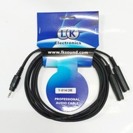 LK Electronics Audio Jack Cable Audio Cabel Y014 Feet 3 Meters