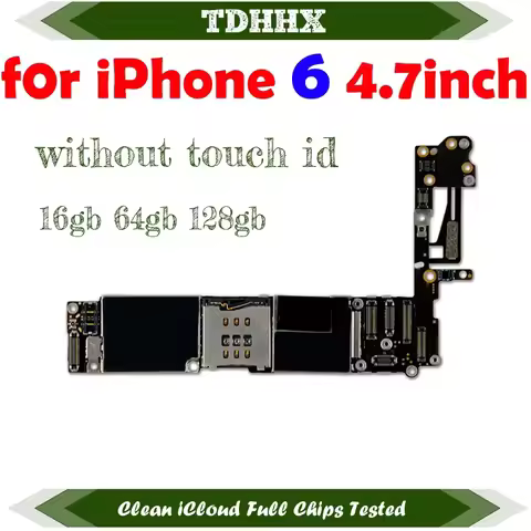for iPhone 6 Free iCloud Logic Board Good Tested Motherboard Full Chips iOS System