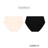 (Bộ 2 cái) Quần Lót Lưng Cao Vừa Cạp Cao Màu Trơn Panty Zone By Sabina SUZM4114