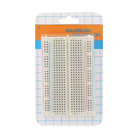 Breadboard 400 Points Solderless Bread Board PCB Test Board DIY Self-adhesive Prototype for Arduino 