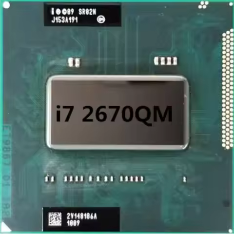 Intel Core i7 2670QM i7-2670QM SR02N 2.20GHz 4-Core 8-Thread 45W Computer CPU Processor Server Socke