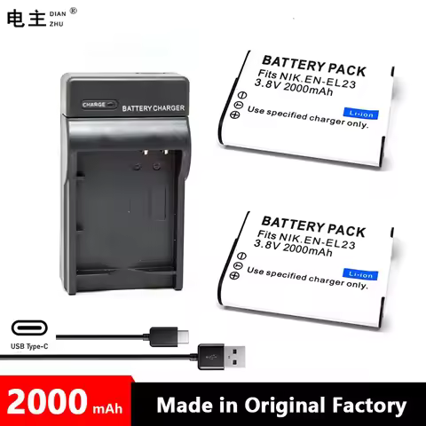 EN-EL23 ENEL23 EN EL23 Battery Charger For Nikon COOLPIX B700 P900s P900 P610s P610 P600 S810c Digit