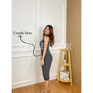 CRUELLA - PREMIUM KNITTED TURTLE NECK DRESS - KNITTED TURTLE NECK DREAS INNER