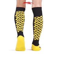 Bermen'go Futsal Soccer Shock Socks - Black Yellow