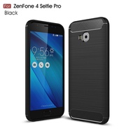 Case Asus Zenfone 4 Selfie Pro ZD552KL Z01MD Carbon Fiber Soft Phone Cover Z01MDA