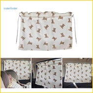 SOME SuctionCup Car Curtain Car Window Sunshade Cover Curtain for Car Side Window