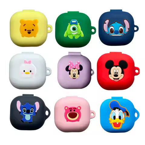 Disney Earphone Case for Samsung Galaxy Buds Live / Buds Pro / Buds FE / Buds2 Pro Case Cute Cartoon