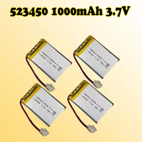 3.7V 523450 1000mAh Polymer Lithium Rechargeable Battery GPS Smartphone DVD MP5 Mini Speaker