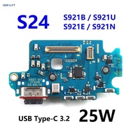 Charging Port Board For Samsung Galaxy S24 S921B S921U S921E S921N Type C Connector Dock USB Charger