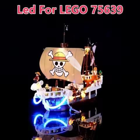 LED Light For Lego 75639 Pirate Ship Model Light UP Your Building Bricks (Not Include Block Model)