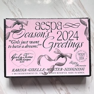aespa 2024 Season’s Greeting 24 SG台曆 全新未拆｜aespa KARINA GISELLE WINTER NING NING｜aespa小卡｜aespa周邊｜aesp