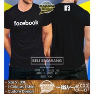 Facebook Logo T-Shirt Social Media Company T-Shirt
