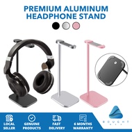 Headphone Stand - Aluminum with Scratch-Free Padding, Mount Holder, Silver, Black, Rose Gold