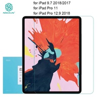Nillkinแบบกระจกนิรภัยปกป้องหน้าจอสำหรับiPad Pro 11 2018 2020 / iPad Pro 12.9 2018 2020ปกป้องหน้าจอฟิล์มกันรอยสำหรับiPad 9.7 2018 2017