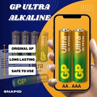 Bateri GP Ultra Alkaline AA & AAA | GP Ultra Alkaline Battery [2Pcs] - Long Lasting & Leak Resistant