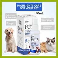 Pet Antimicrobial Spray Pet Skin Treatment Spray Cat Dog Treat Itchy Pet Skin Fleas And Ticks Remove