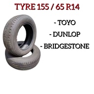Tyre / Tire / Tayar 155/65 R14 Toyo / MoMo / Marquis / Kenda / Bridgestone / Dunlop Tyre / Tire / Ta