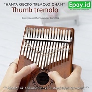 Gecko Tremolo Chain Kalimba Kalimba 17Cm Gold Plated Kalimba