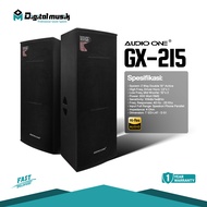Audio One Full Range Type GX 215. Speaker Lapangan Horeg Double Speaker 15 Inch. Speaker 2 x 15in Te