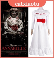 Stunning Creation Annabelle White Dress High-quality Halloween Horror Costume Kids For