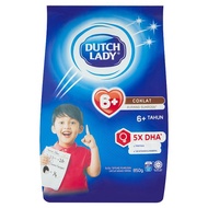 DUTCH LADY 6+ CHOCOLATE FORMULATED MILK POWDER 850G susu milk formula