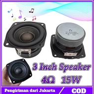 DISKON!! MINI SUBWOOFER SPEAKER 3 INCH 15W HIGH POWER HIFI LOW BASS 3