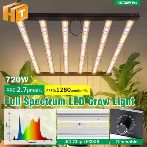 Full Spectrum LED Grow Light 360W 720W AC100-277V 660nm 730nm 395nm LM281B High PPFD Growth Lamp For
