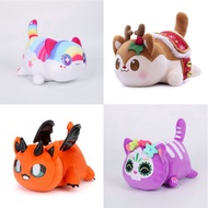 Meows Aphmau Plush Toy Soft Cat Stuffed Animal Toys Food Cat Coke Cute Hamburgers Bread Sandes Taco 