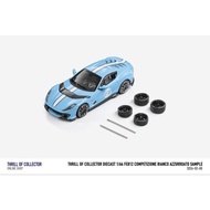 TOC Diecast Scale Model Ferrari 812C V 3.0 Competizione Bianco Azzuro64