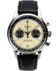 Sugess SUPANK005SN SWAN Neck x Exhibition case Back Chrono Mens Watch Seagull 1963