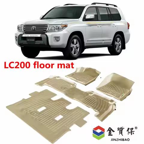 Use for Toyota Land Cruiser LC200 car carpet LC200 car floor foot mats right Full Set Fit For LC200