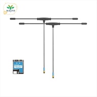 ELRS Diversity Receiver ELRS 900MHz 500mW Diversity Rx with 70mm Dual Antenna for FPV A