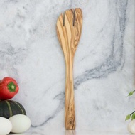 輕食三叉橄欖木鍋鏟30公分 平板型料理鏟系列