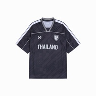 เสื้อทีมชาติไทยโอเวอร์ไซส์ สีดำ-ขาว OVERSIZE JERSEY 2023/24 – BLACK &amp; WHITE
